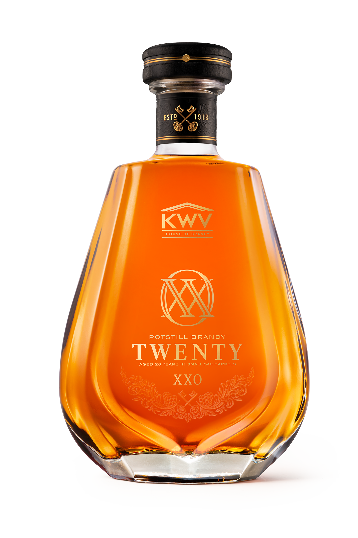 KWV 20 year XXO label