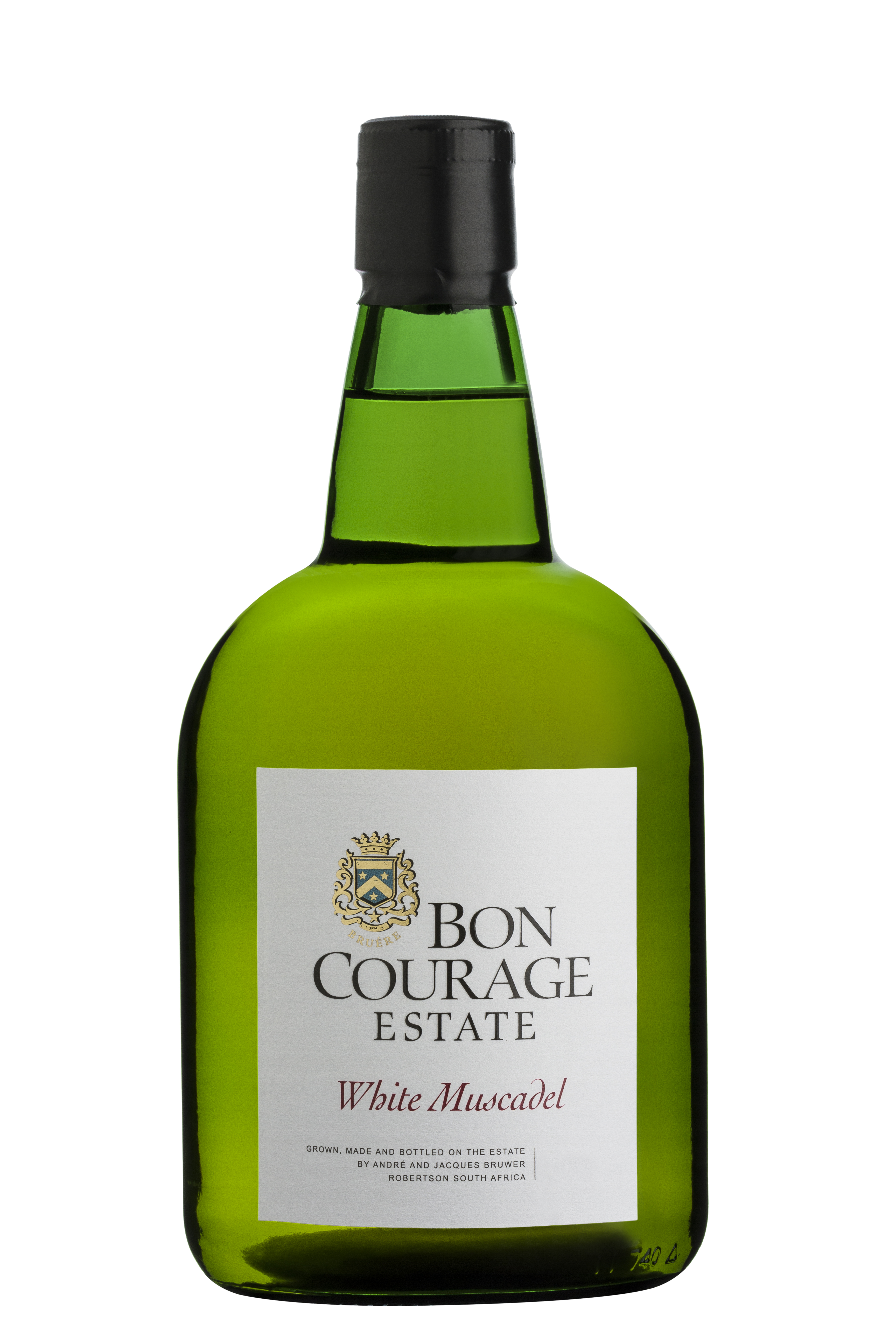 Bon Courage White Muscadel label