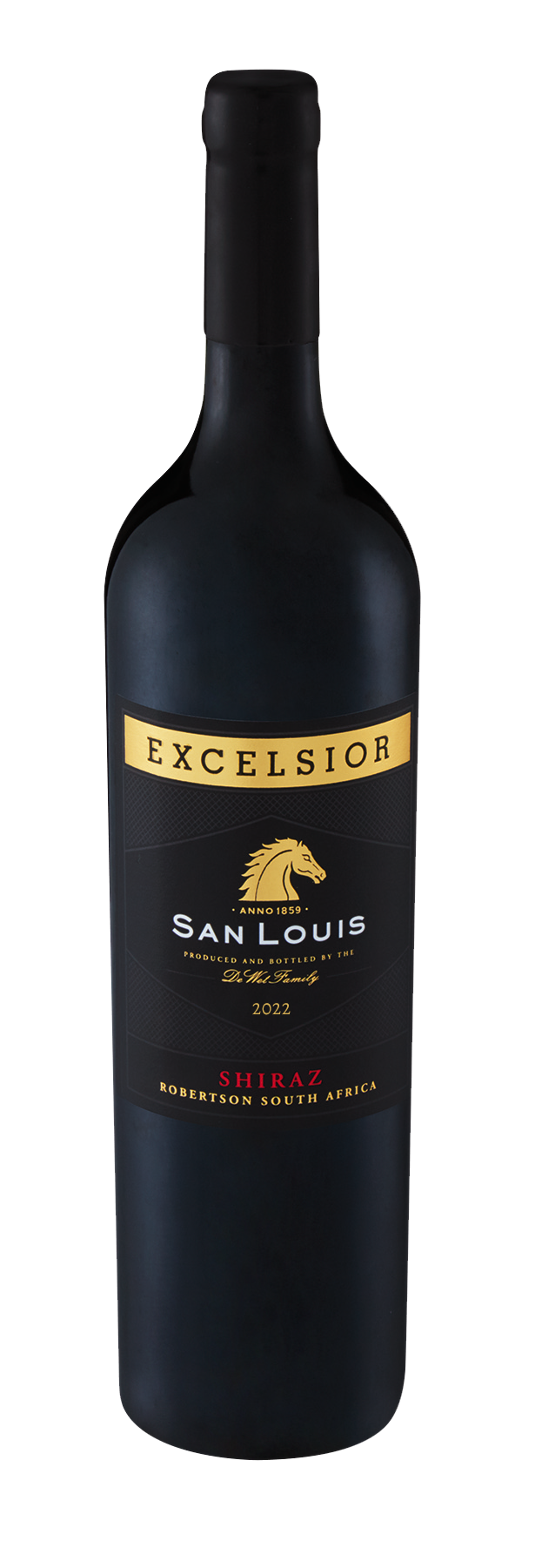 Excelsior San Louis Shiraz label