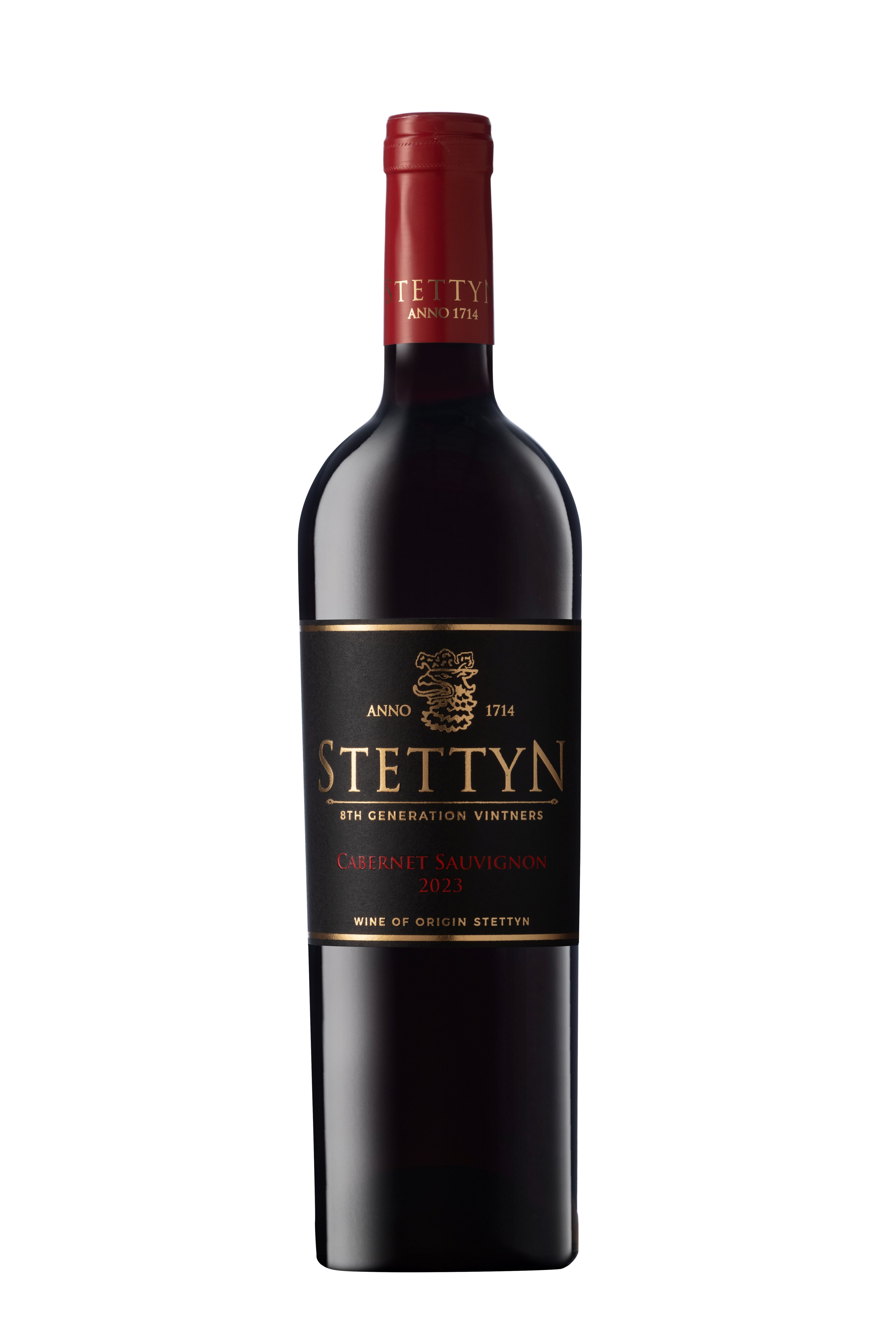 Stettyn Cabernet Sauvignon label