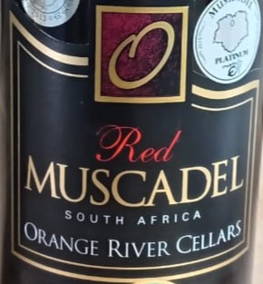 ORC Rooi Muskadel label