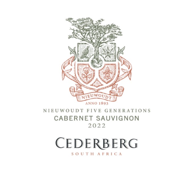 Cederberg Five Generations Cabernet Sauvignon label