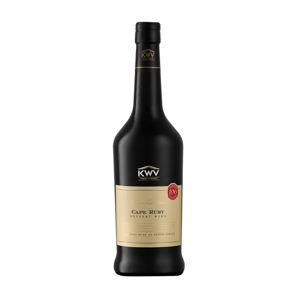 KWV Classic Collection Cape Ruby label