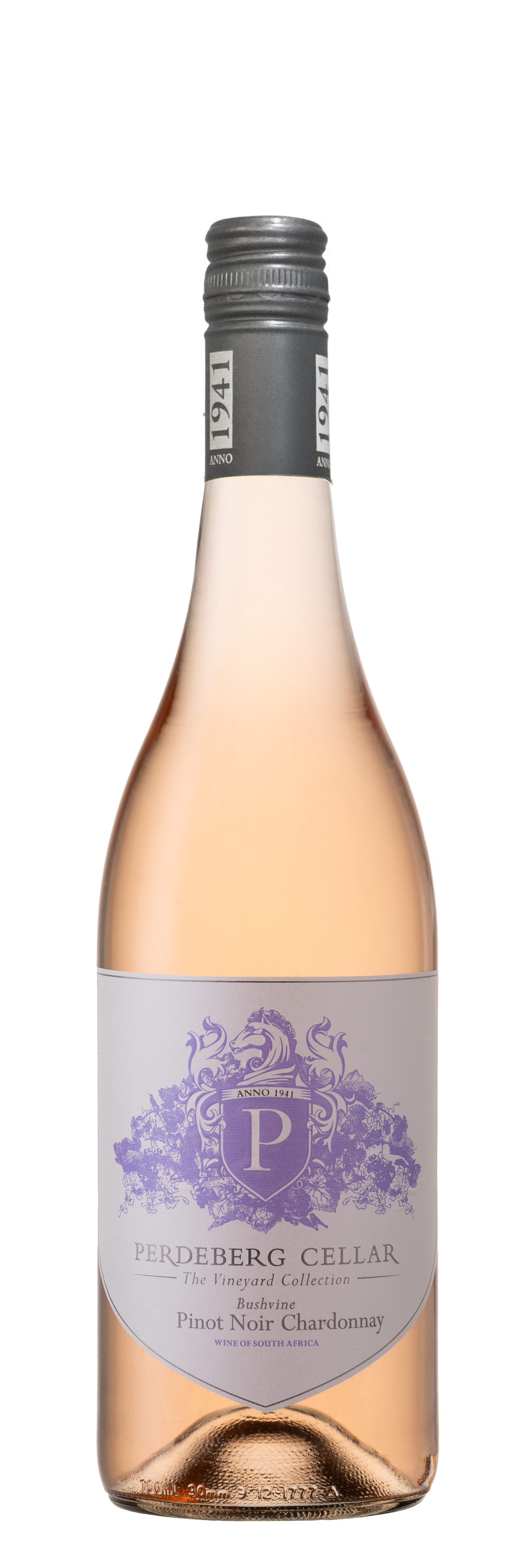 Perdeberg The Vineyard Collection Pinot Noir/Chardonnay label