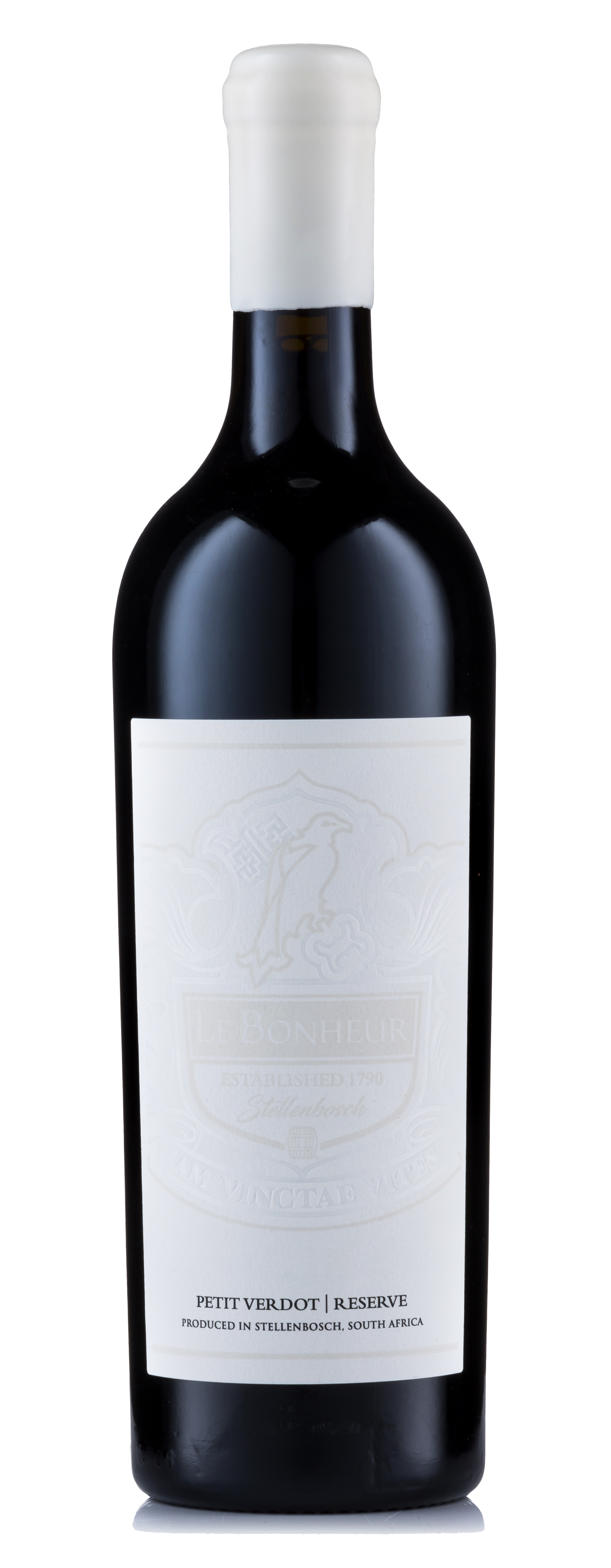 Le Bonheur Petit Verdot Reserve label