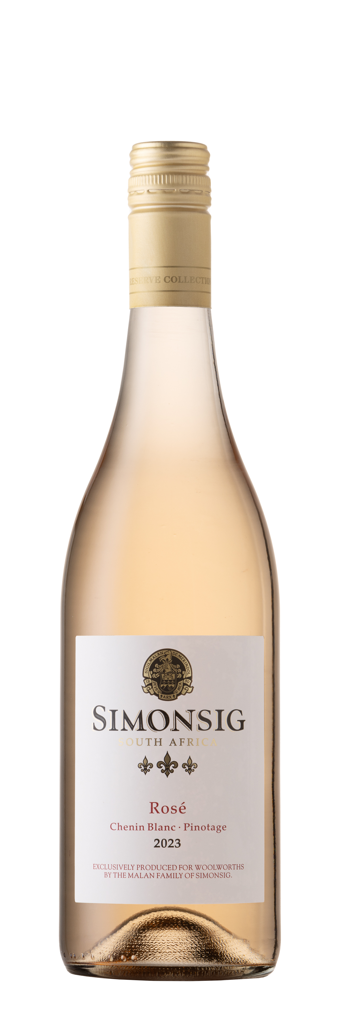 Simonsig Rosé Chenin Blanc Pinotage (WW) label