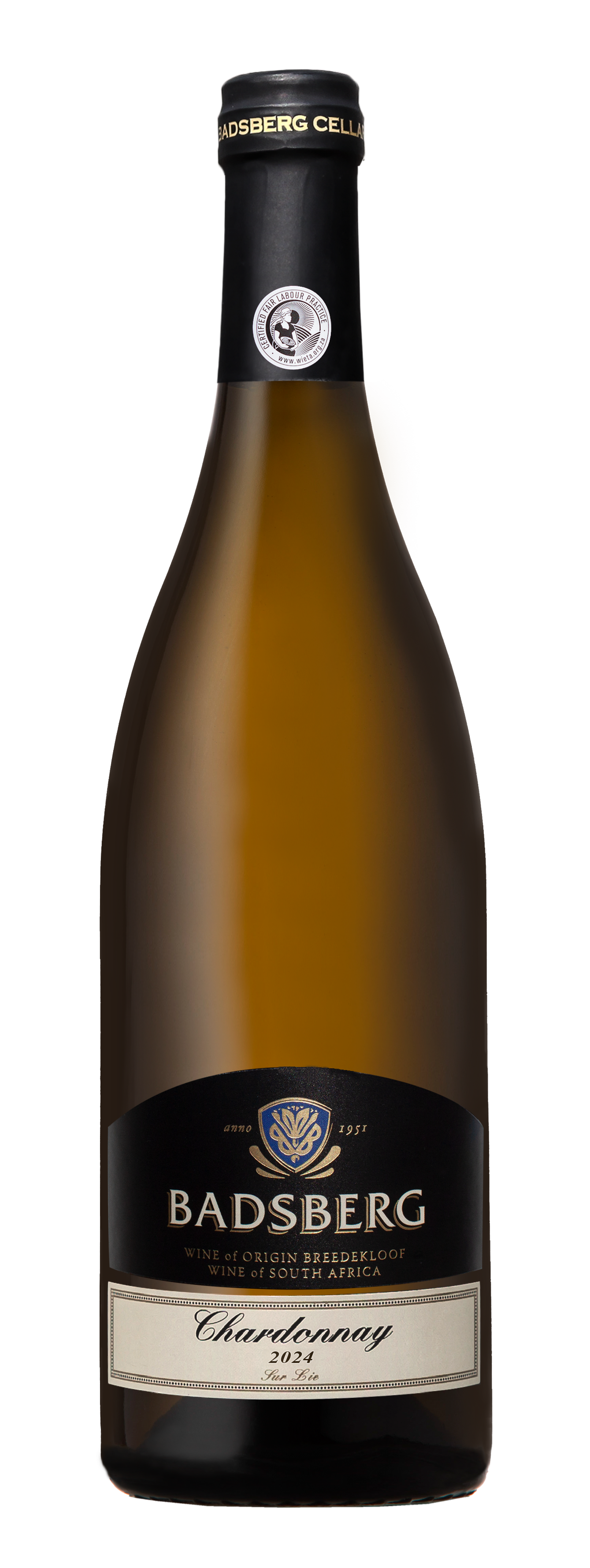 Badsberg Chardonnay Sur Lie label