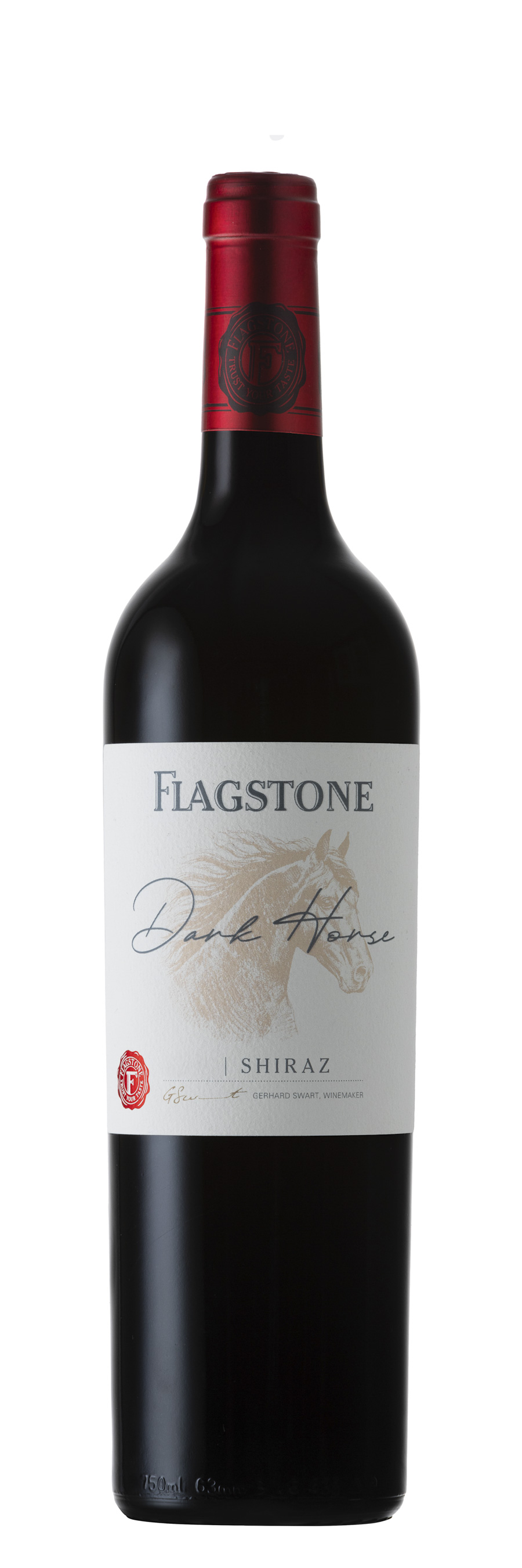 Flagstone Dark Horse Shiraz label