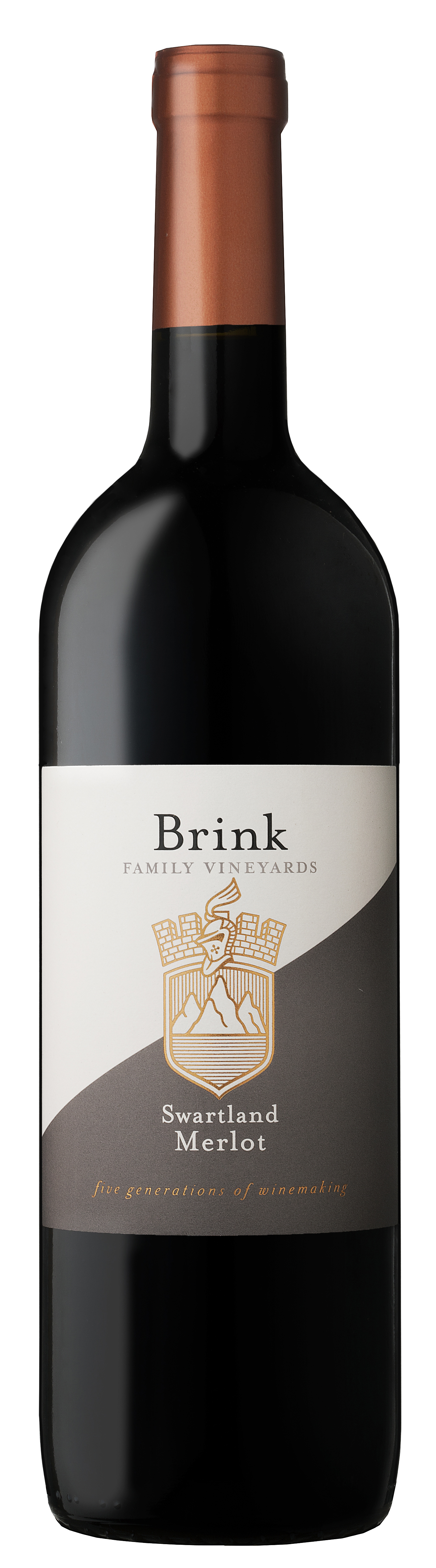 Pulpit Rock Brink Family Vineyards Merlot label