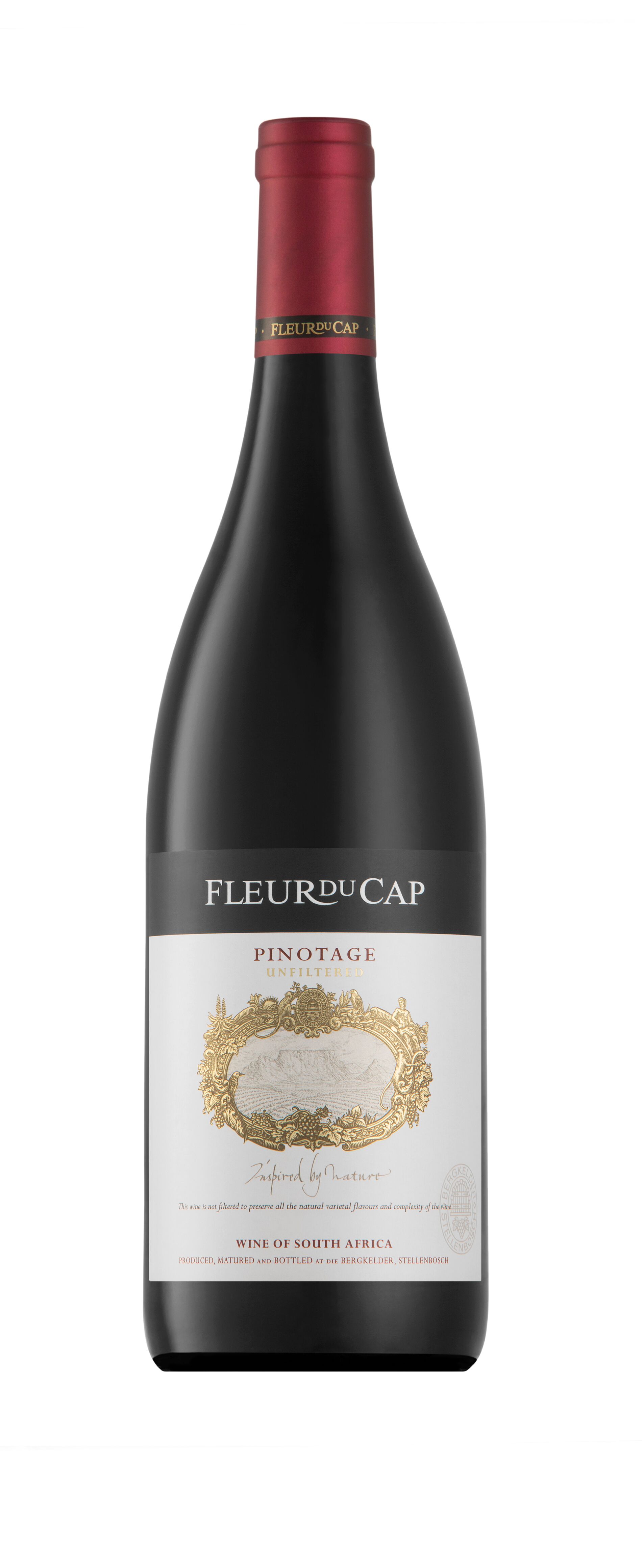 Fleur du Cap Unfiltered Pinotage label