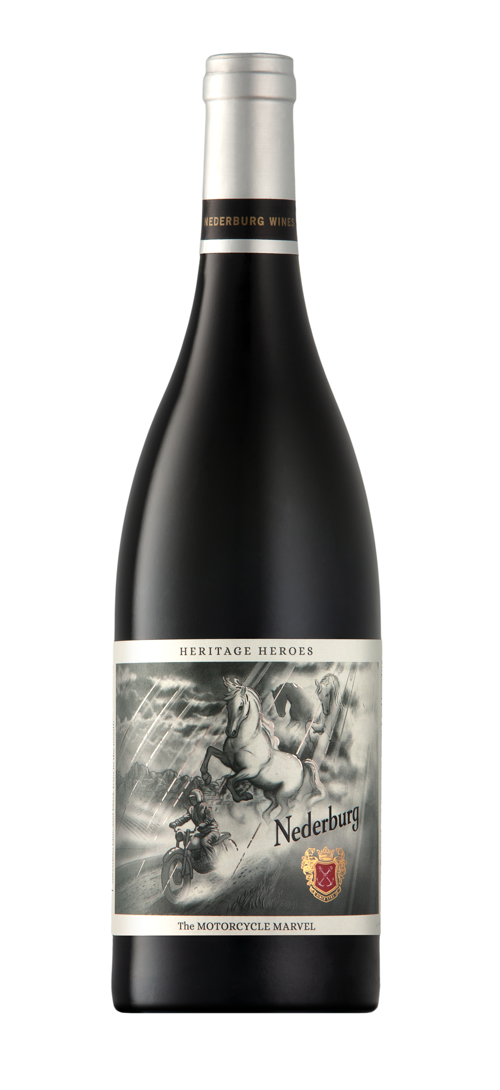 Nederburg Heritage Heroes The Motorcycle Marvel label