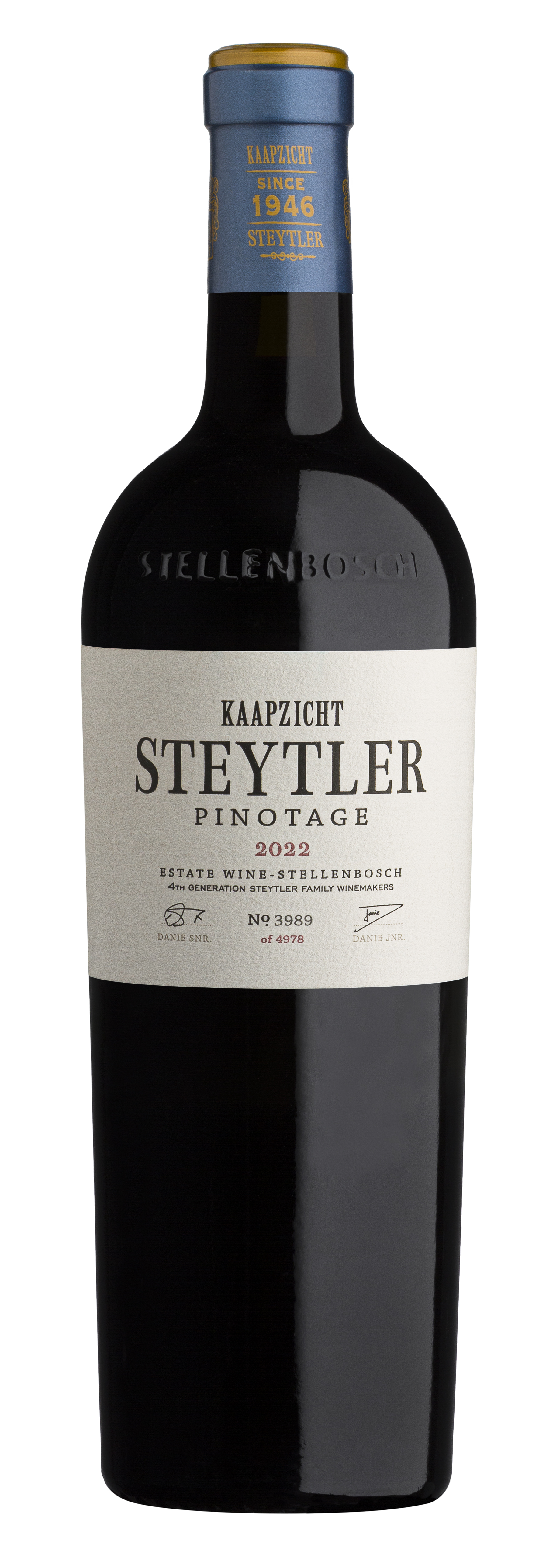 Kaapzicht Steytler Pinotage label
