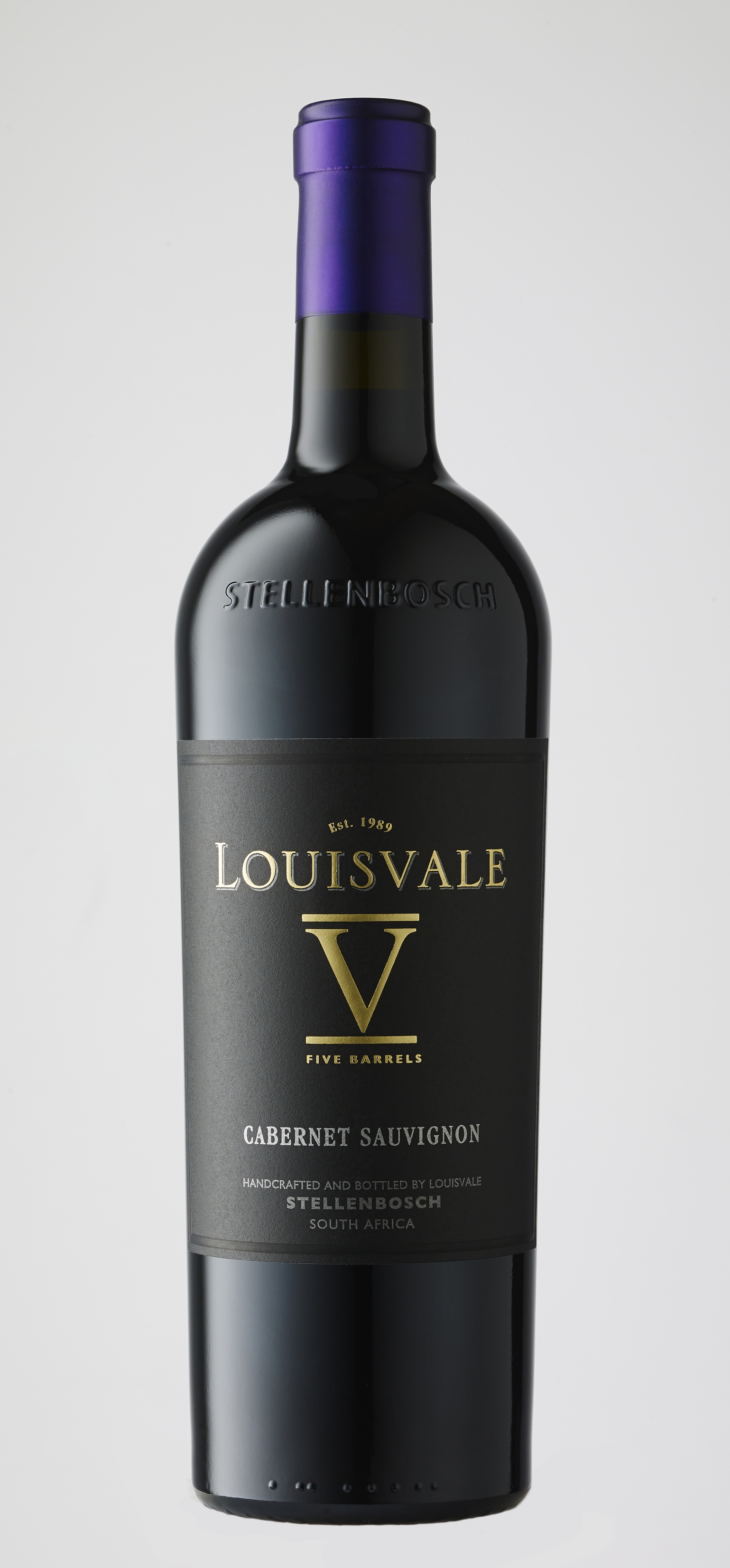Louisvale 5 Barrels Cabernet Sauvignon label