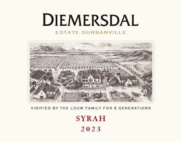 Diemersdal Syrah label