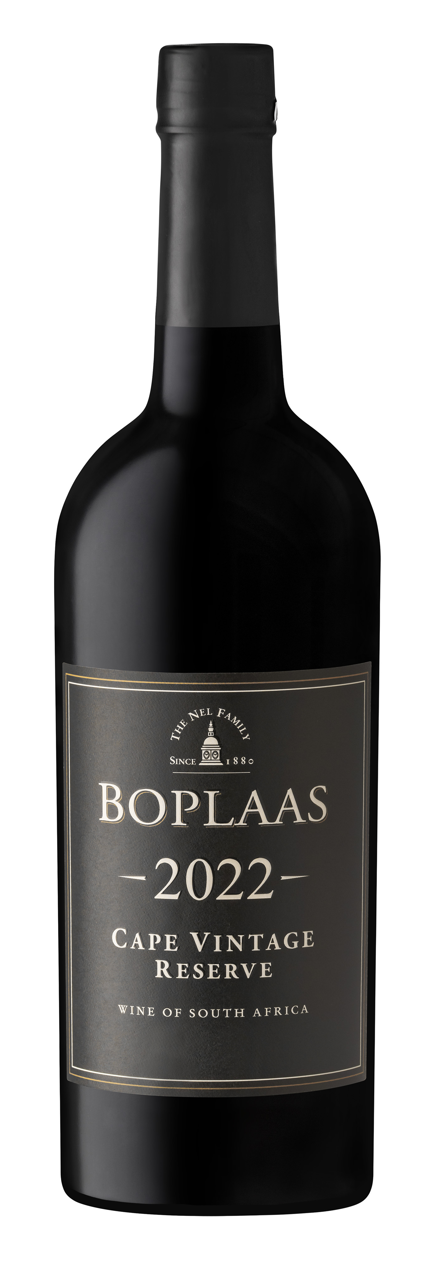 Boplaas Cape Vintage Reserve label