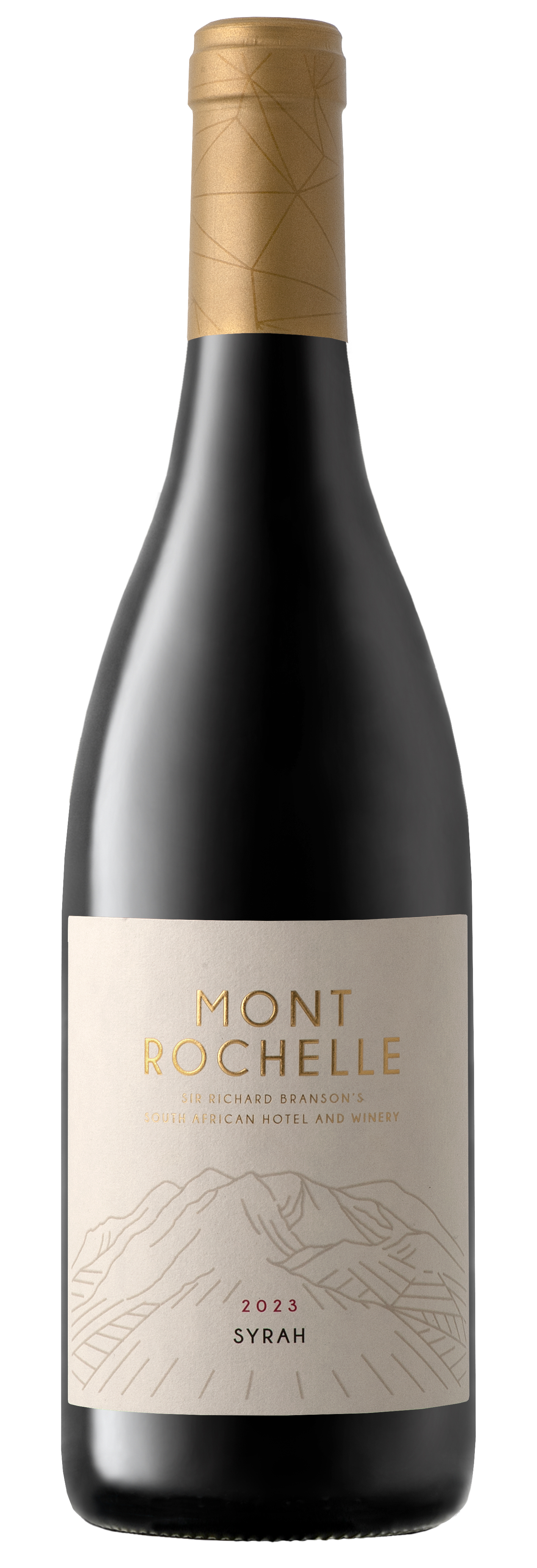 Mont Rochelle Syrah label