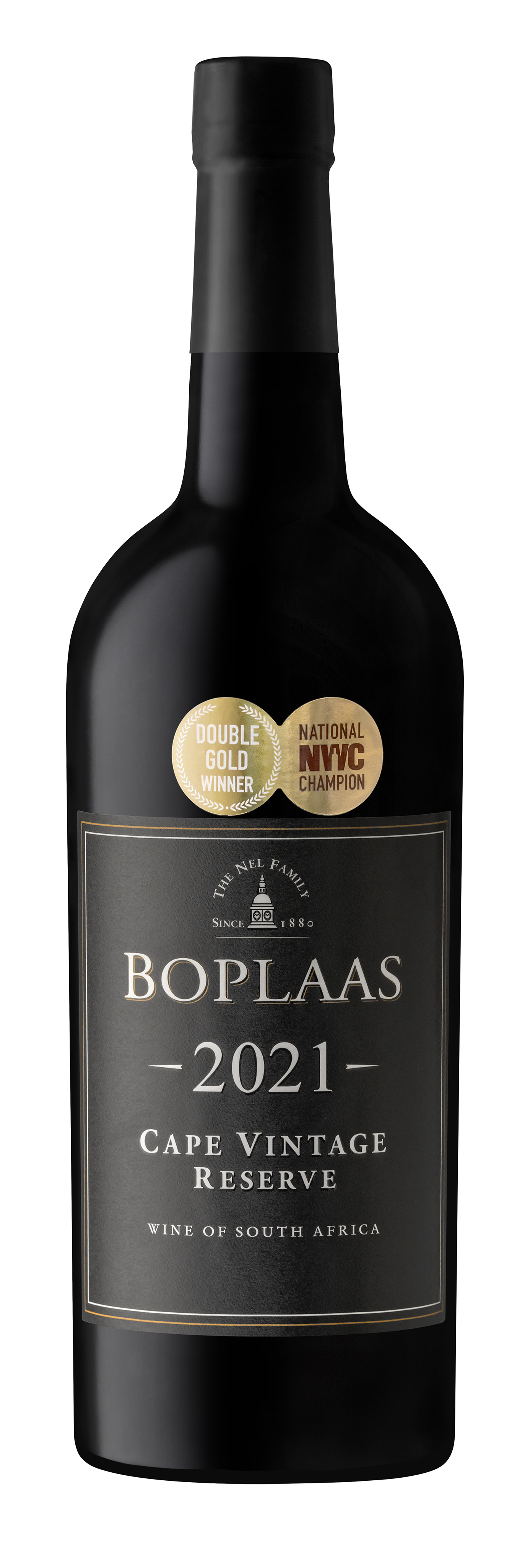 Boplaas Cape Vintage Reserve label