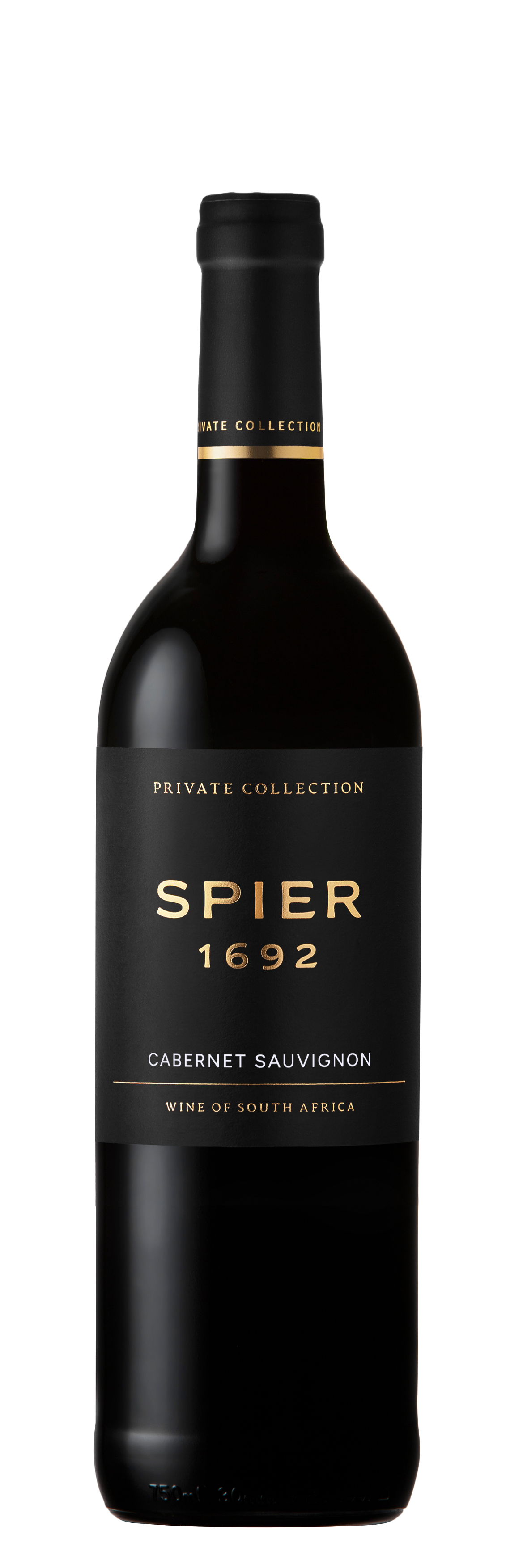 Spier Private Collection Cabernet Sauvignon (WW) label
