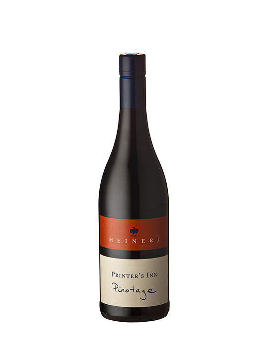 Meinert Printer's Ink Pinotage label