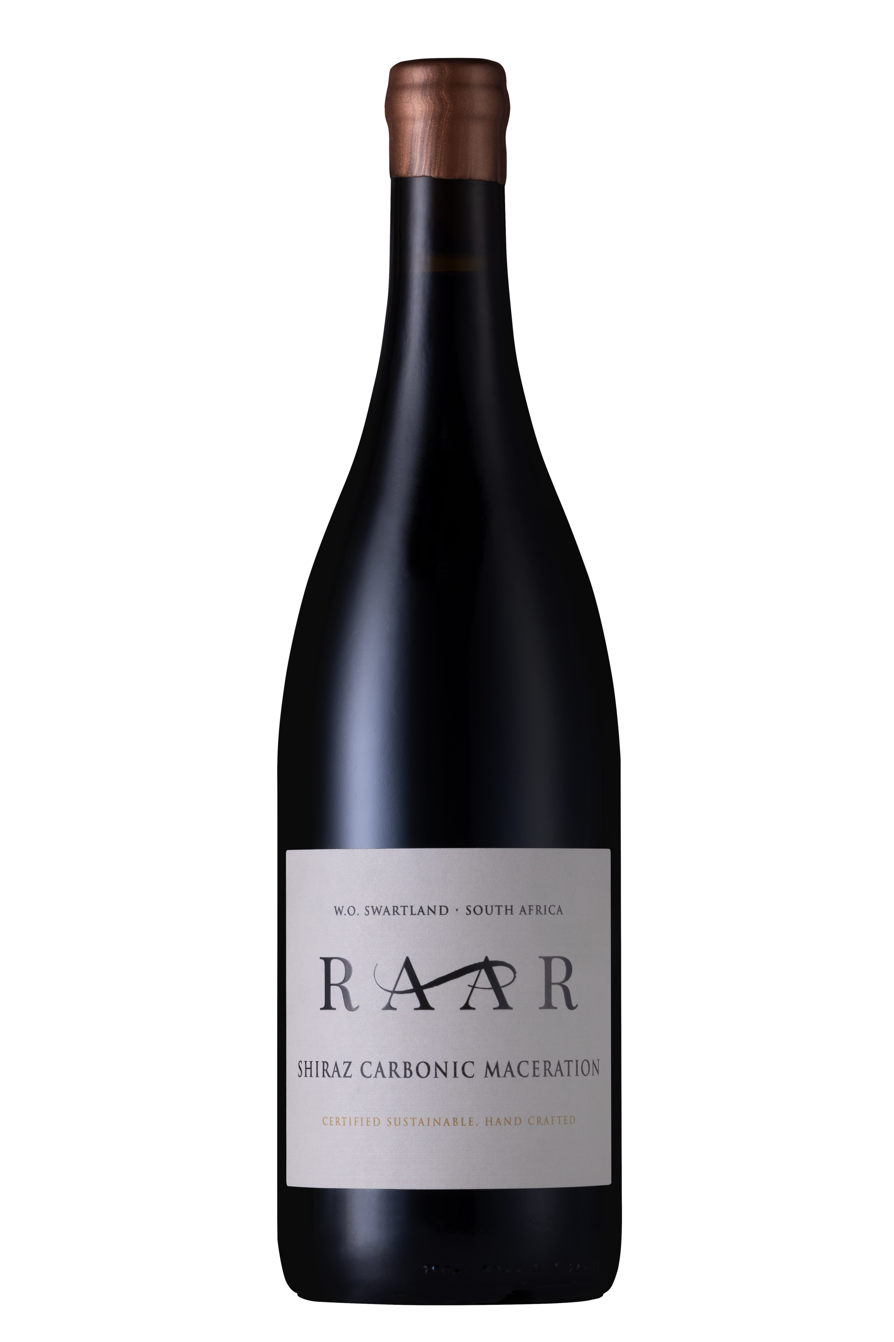 Raar Shiraz Carbonic Maceration label