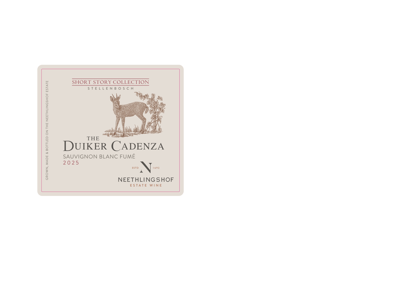 Neethlingshof Estate Short Story Collection The Duiker Cadenza label